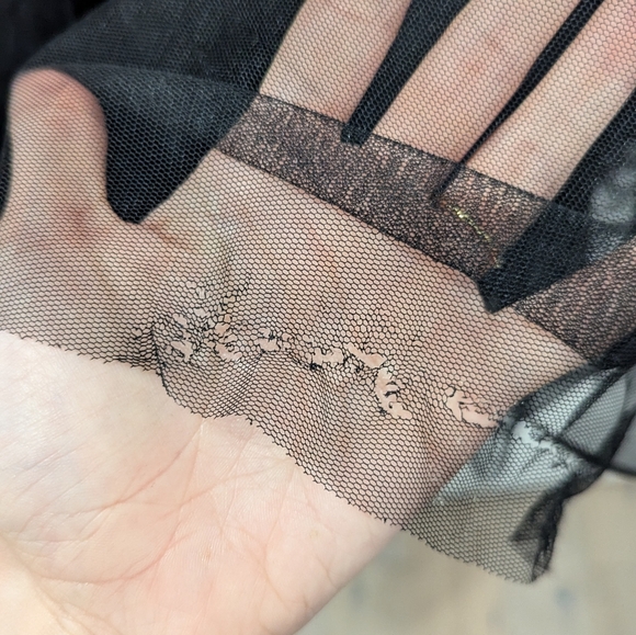 1861 black midi tulle strapless dress WITH TAGS (read description)*** - Picture 10 of 14